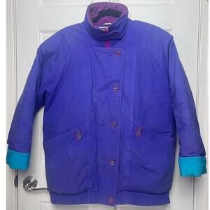 Vintage Outer Gear Women's Winter Ski Coat Purple Size Small Puffer Retro 90s